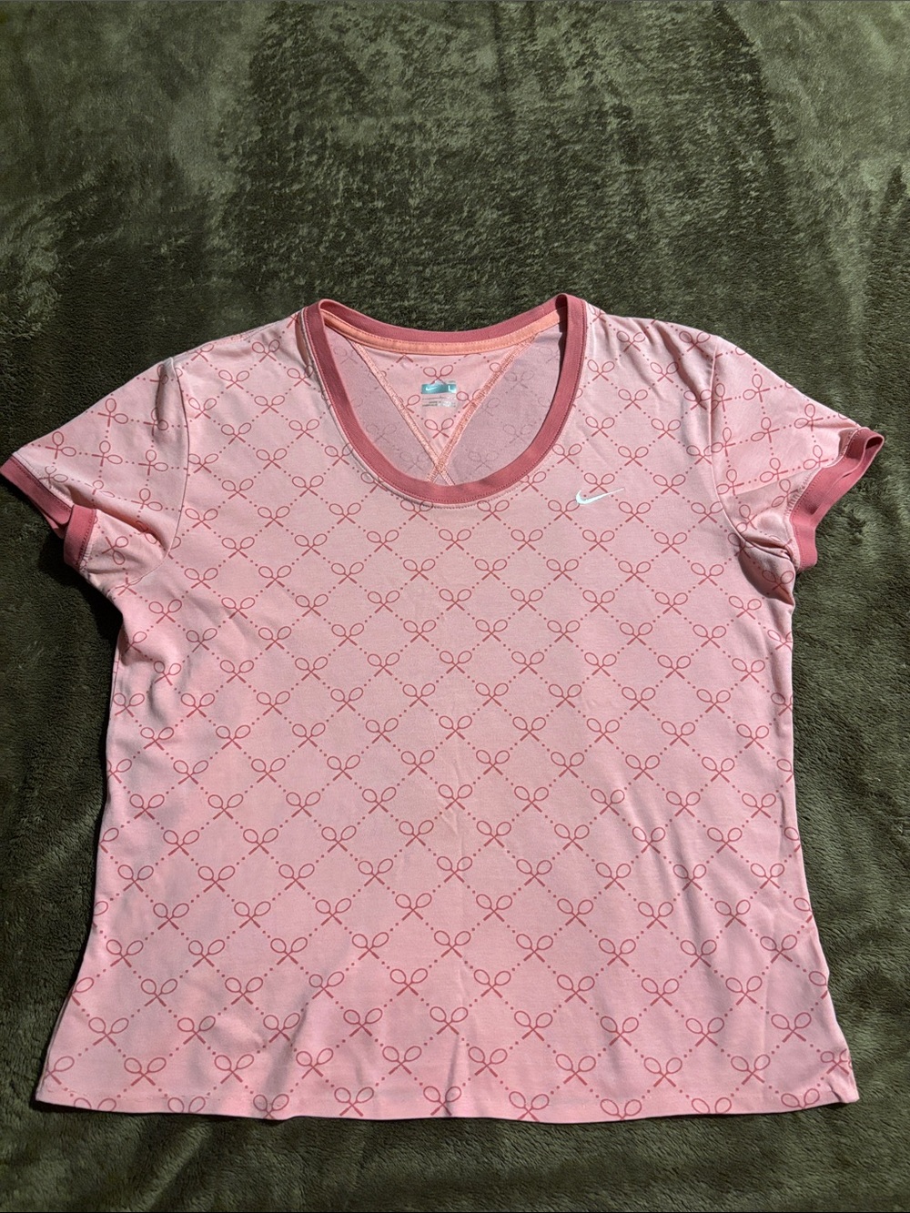 Nike Women’s Pink Fit-Dry Tshirt